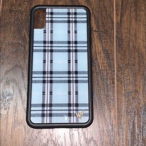 Wildflower case in Blue Plaid for iPhone XS Max